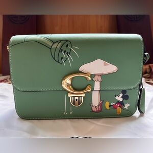 Coach Disney Mickey Studio Shoulder bag in green